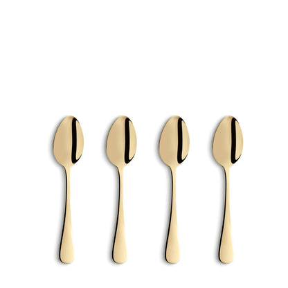 "Ibiza" Gold Coffee Spoons (4 Pack)