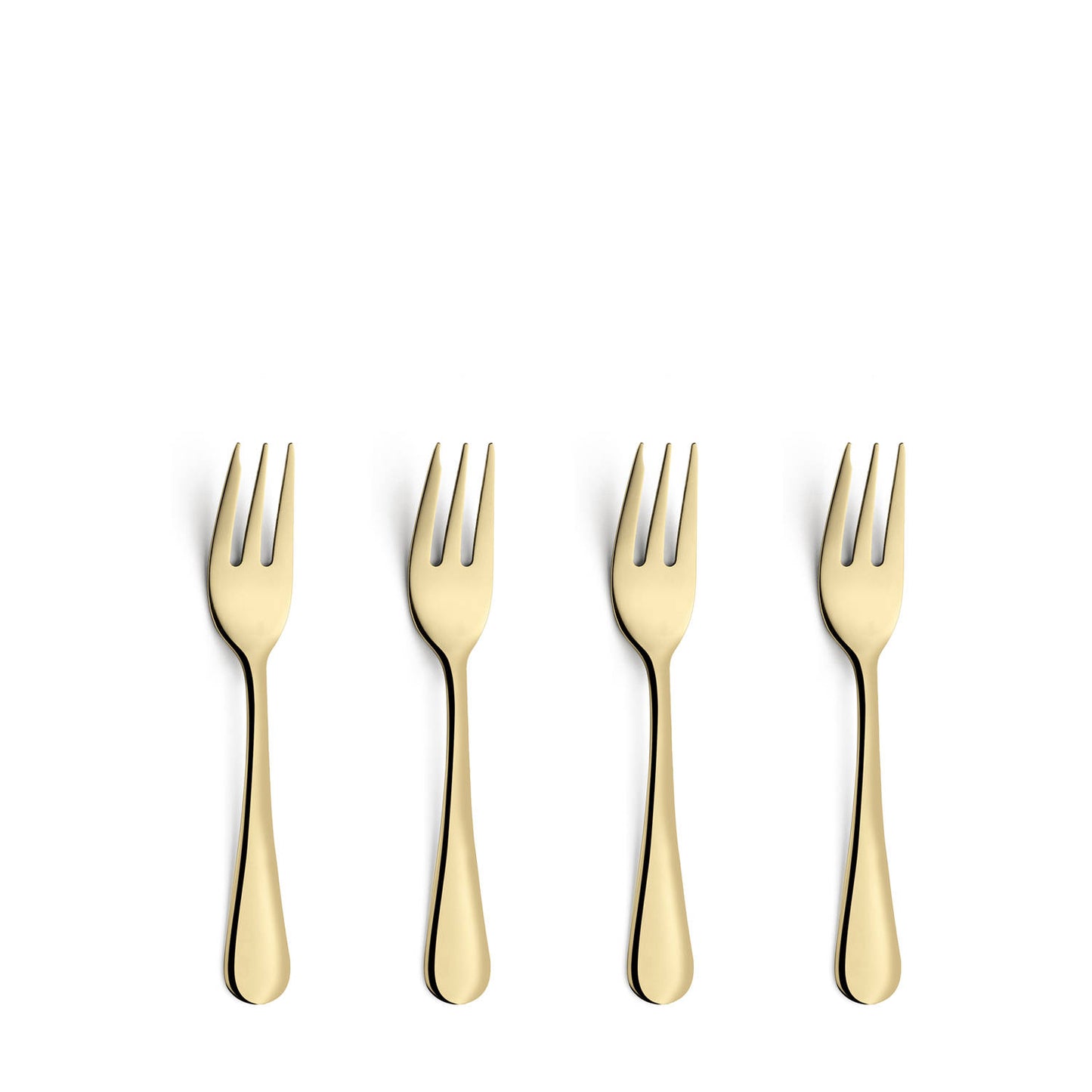 "Ibiza" Gold Dessert Forks (4 Pack)