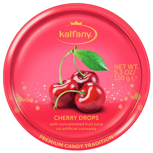 Cherry Flavored Hard Candies Tin (5.3 oz.)