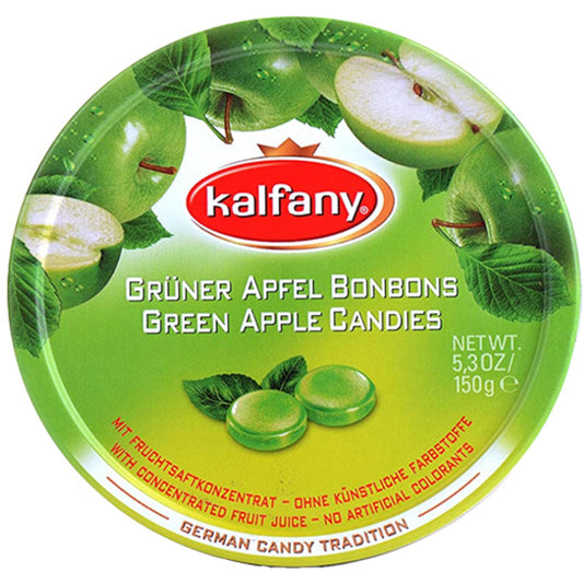 Green Apple Flavored Hard Candies Tin (5.3 oz.)