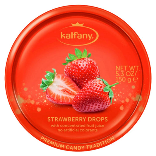 Strawberry Flavored Hard Candies Tin (5.3 oz.)